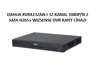 DAHUA XVR4232AN-I 32 KANAL 1080P/N 2 SATA H265+ WIZSENSE DVR KAYIT CİHAZI